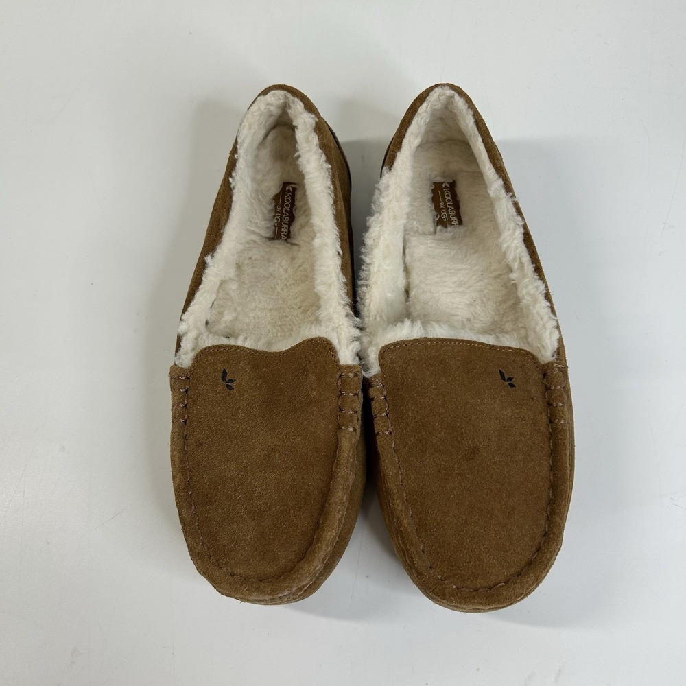Koolaburra By Ugg Shoe Women's 5 Lezly Slipper style 1020389 Chestnut Brown - Picture 3 of 9